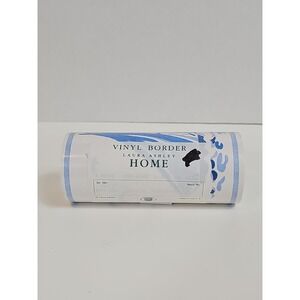 Laura Ashley Regatta Sapphire Vinyl Wallpaper Border Nautical Sailboat 10Mx132MM